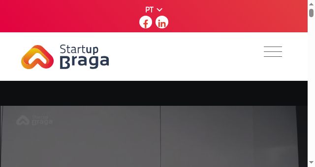 Screenshot of startupbraga.com