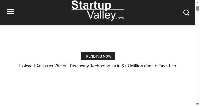 Screenshot of startupvalley.news