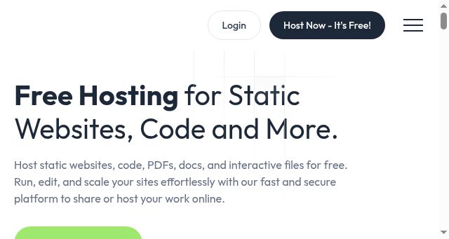 Screenshot of static.run