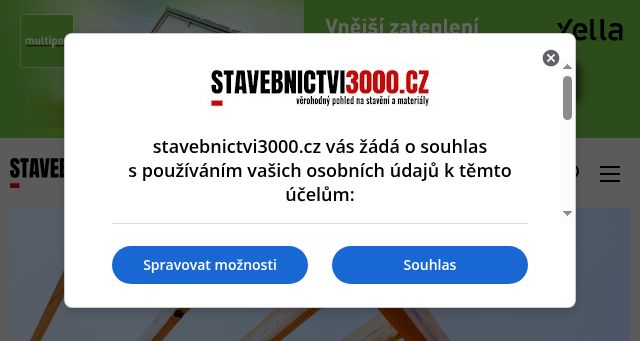 Screenshot of stavebnictvi3000.cz