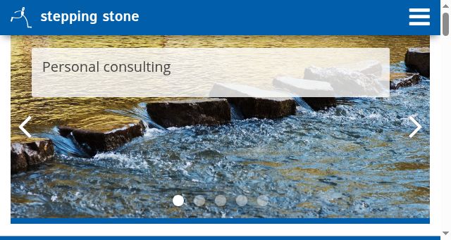 Screenshot of stepping-stone.ch