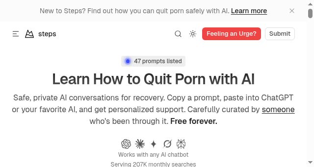 Screenshot of steps.org