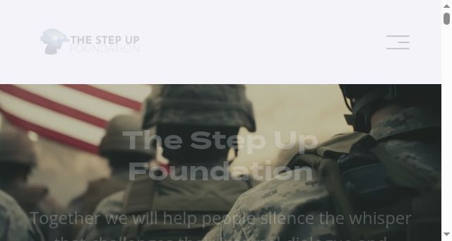 Screenshot of stepupfoundation.org