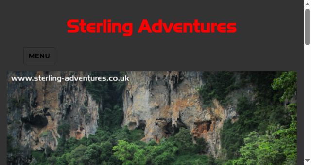 Screenshot of sterling-adventures.co.uk
