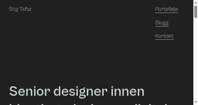 Screenshot of stigtafto.com