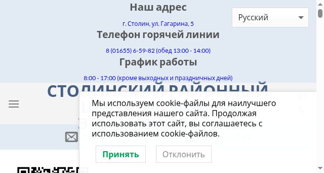 Screenshot of stolincge.by