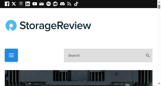 Screenshot of storagereview.com