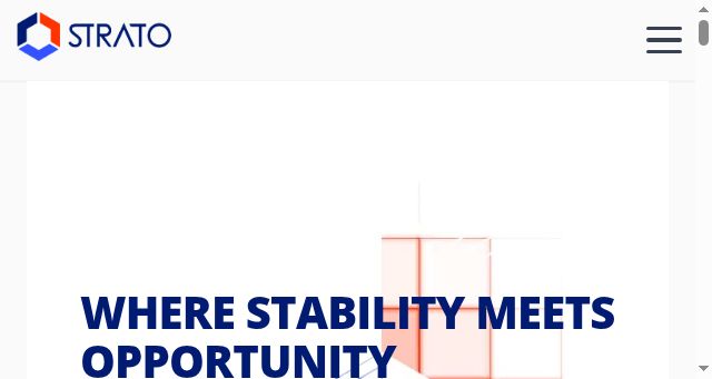 Screenshot of strato.nexus