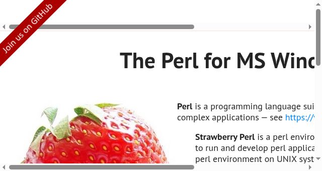 Screenshot of strawberryperl.com