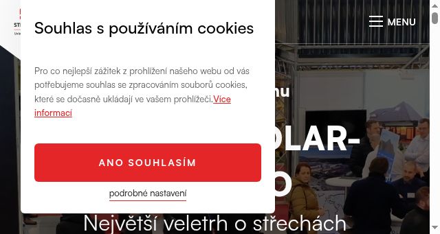 Screenshot of strechy-praha.cz