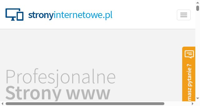 Screenshot of stronyinternetowe.pl