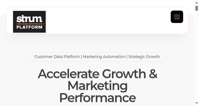 Screenshot of strumplatform.com