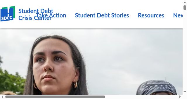 Screenshot of studentdebtcrisis.org