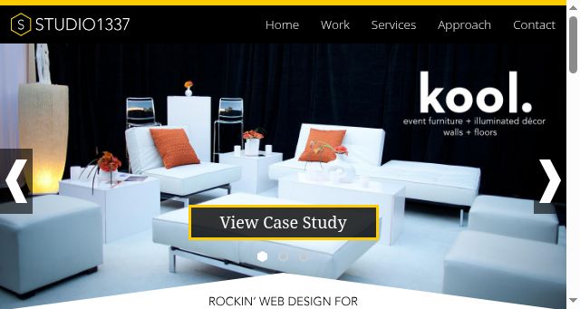 Screenshot of studio1337.com