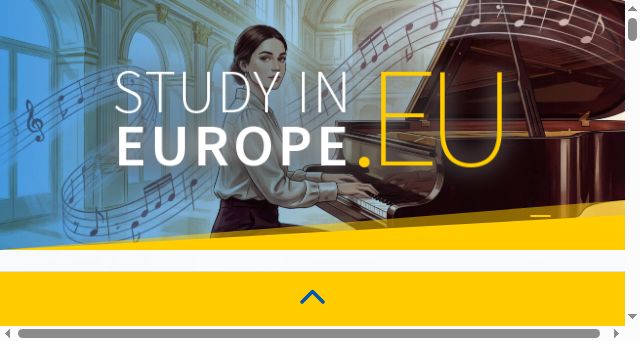 Screenshot of studyineurope.eu