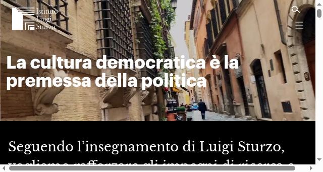 Screenshot of sturzo.it