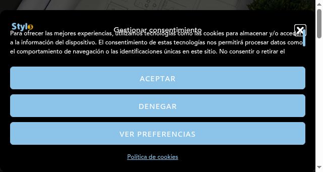 Screenshot of stylo3dye.com