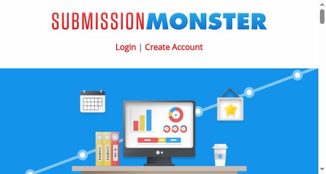 Screenshot of submissionmonster.com