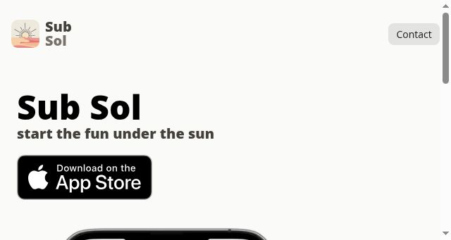 Screenshot of subsol.one