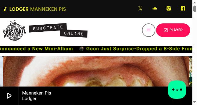 Screenshot of substrateradio.com