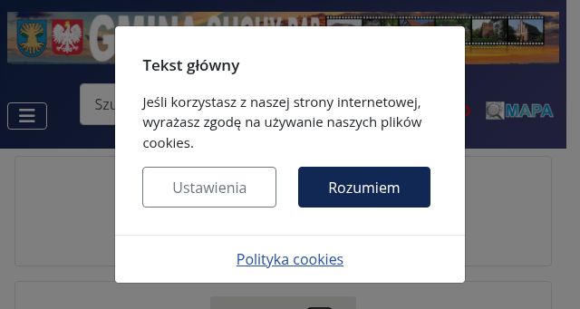 Screenshot of suchy-dab.pl