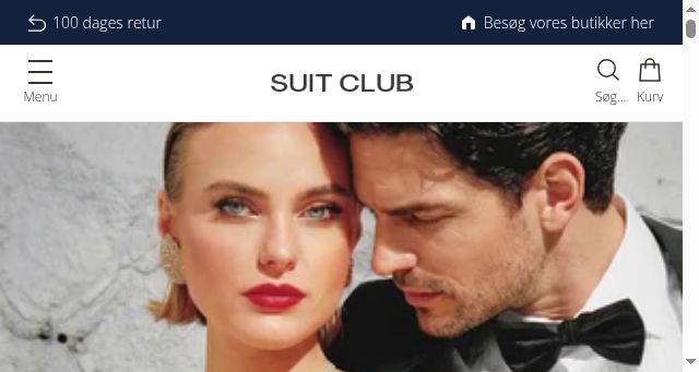Screenshot of suitclub.dk