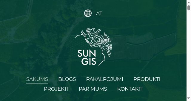 Screenshot of sungis.lv
