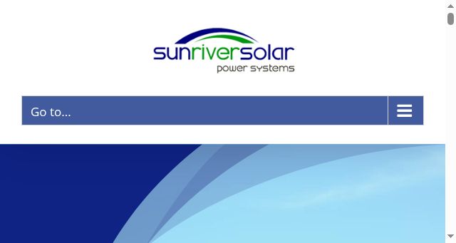 Screenshot of sunriversolar.com