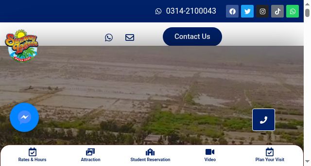 Screenshot of sunwaylagoon.com.pk