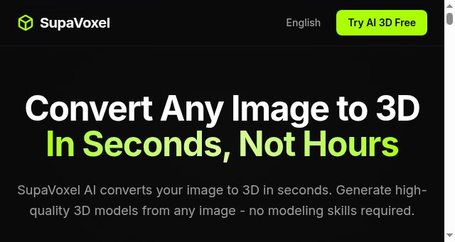 Screenshot of supavoxel.com