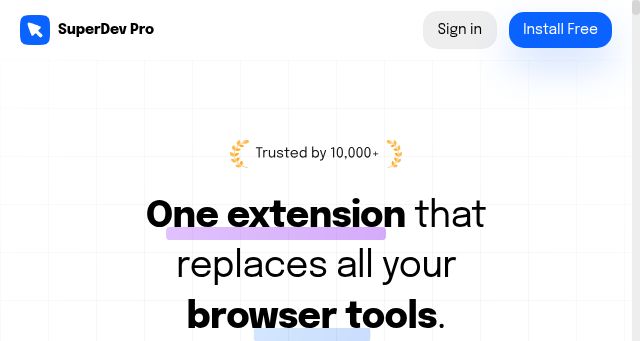 Screenshot of superdevpro.com