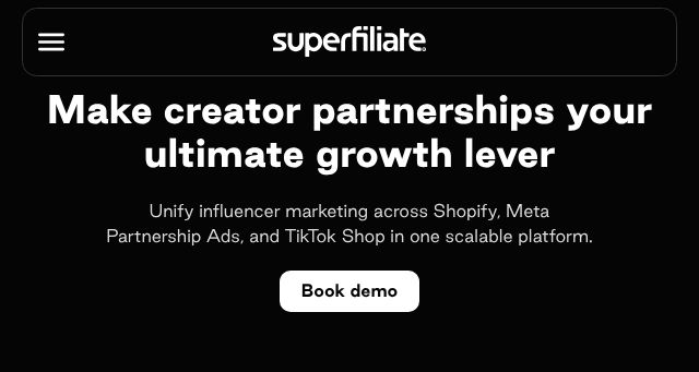 Screenshot of superfiliate.com