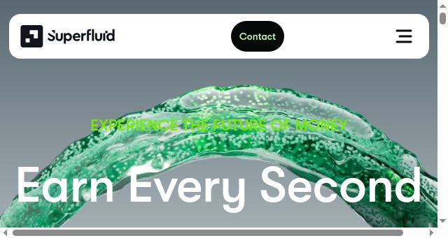 Screenshot of superfluid.org