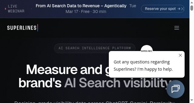 Screenshot of superlines.io