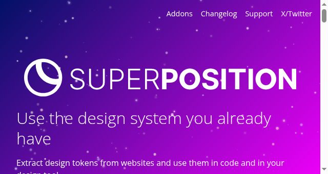 Screenshot of superposition.design