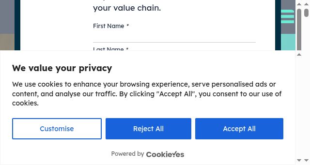 Screenshot of supplychainstrategy.media