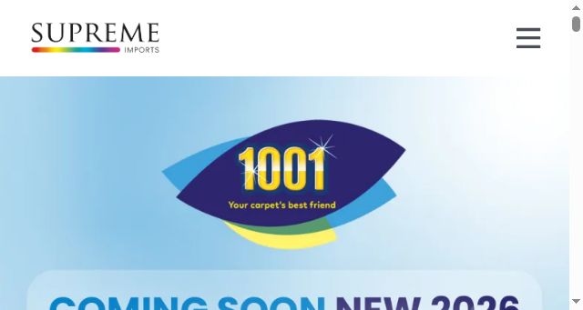 Screenshot of supreme.co.uk