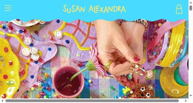 Screenshot of susanalexandra.com