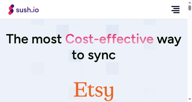 Screenshot of sush.io