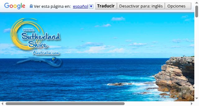 Screenshot of sutherlandshireaustralia.com.au