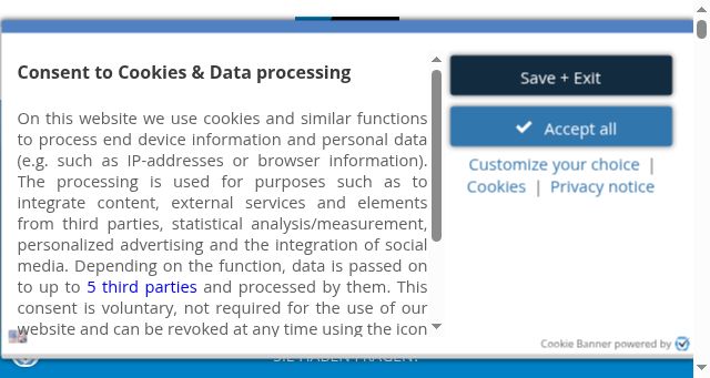 Screenshot of sva.de