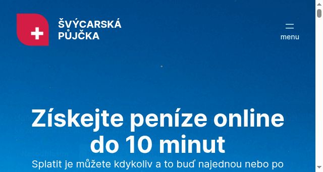 Screenshot of svycarskapujcka.cz