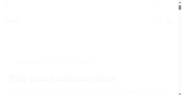 Screenshot of swaytheme.com