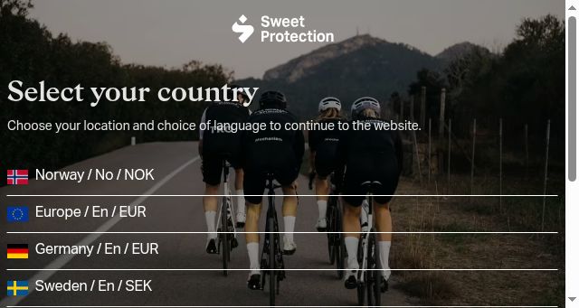 Screenshot of sweetprotection.com