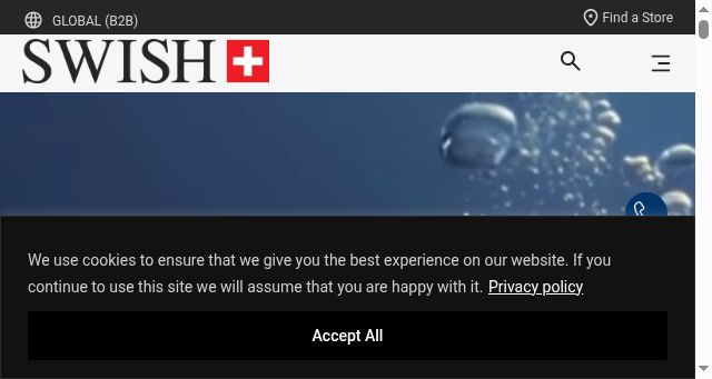 Screenshot of swish.global