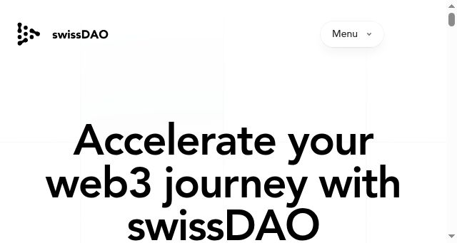 Screenshot of swissdao.space