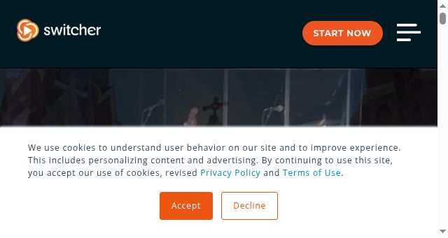 Screenshot of switcherstudio.com
