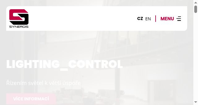 Screenshot of synergis.cz