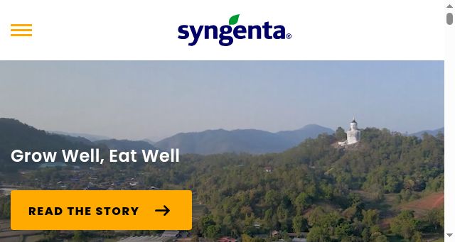 Screenshot of syngenta.com