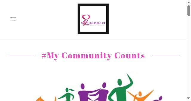 Screenshot of systerproject.org